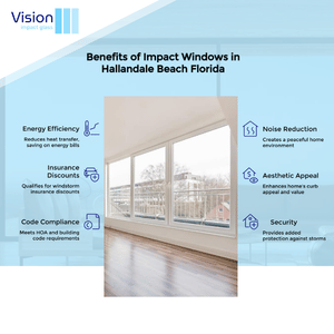Benefits of Impact Windows in Hallandale Beach Florida